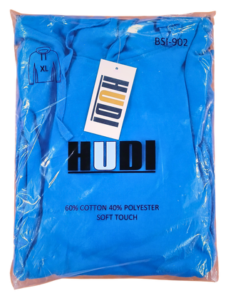 Buy blue OLD H9002 Heavy Fleece Hoodie - Customizable Cotton/Poly Blend Hoodie