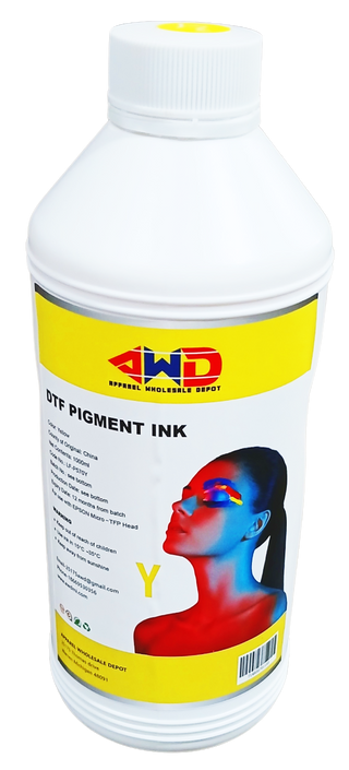 Buy yellow AWD DTF (Direct to Film) Pigment Ink (1000 ML) 1 LITER.