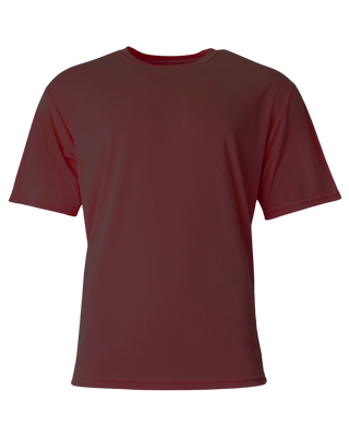 Buy burgundy H1005 Premium Performance Quality 100% Polyester Unisex T-Shirt
