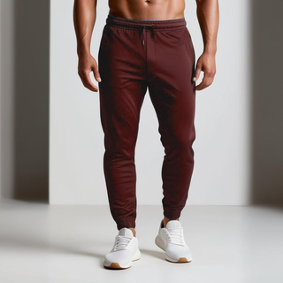 Buy burgundy H9007 Heavy Duty 12Oz, Fleece Sweatpants