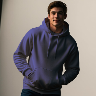 Buy navy H9002 Heavy Fleece Hoodie - Customizable Cotton/Poly Blend Hoodie