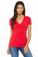 H3002 Womens V-Neck 95% Cotton 5% Elastane Cotton Fitted T-Shirt