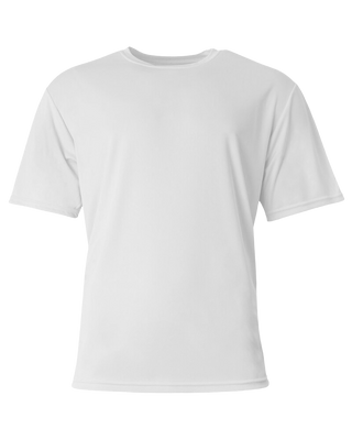 Buy white H1005 Premium Performance Quality 100% Polyester Unisex T-Shirt